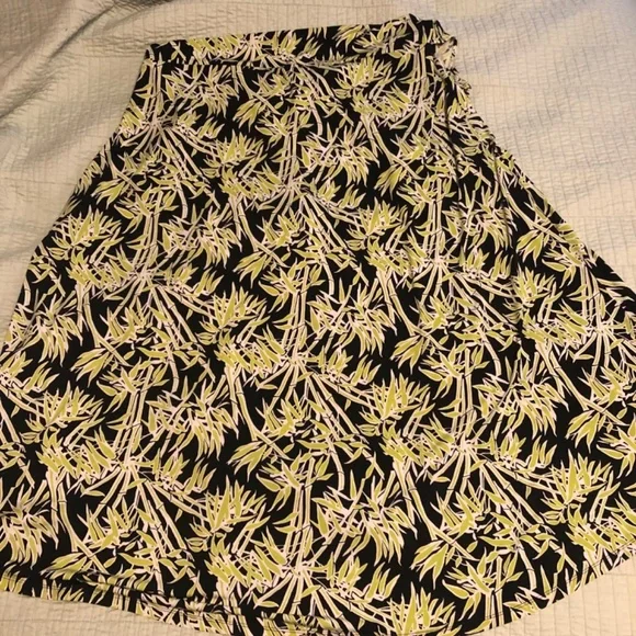 Michael Kors Bamboo Lime Green Black Dress Plus Size 18 18W - Picture 13 of 13